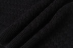 Chrome Hearts Gothic Cross Knit Cardigan - Black Grey Streetwear Jacket 904