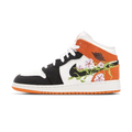 Air Jordan 1 Mid 'Basketball Blossom / Starfish Floral Embroidery'