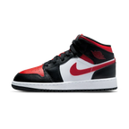 Air Jordan 1 Mid 'Black Fire Red'