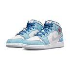 Air Jordan 1 Mid 'French Blue Fire Red'