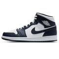 Air Jordan 1 Mid 'White Metallic Gold Obsidian'