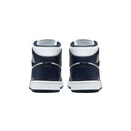 Air Jordan 1 Mid 'White Metallic Gold Obsidian'