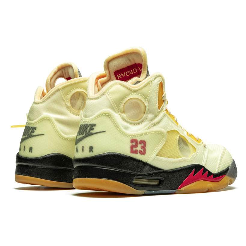 Air Jordan 5 x Off-White 'Sail'