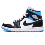 Air Jordan 1 Mid 'University Royal Black'
