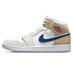 Air Jordan 1 Mid 'Tan Suede Navy'