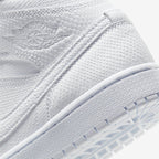 Air Jordan 1 Mid 'White Snakeskin'